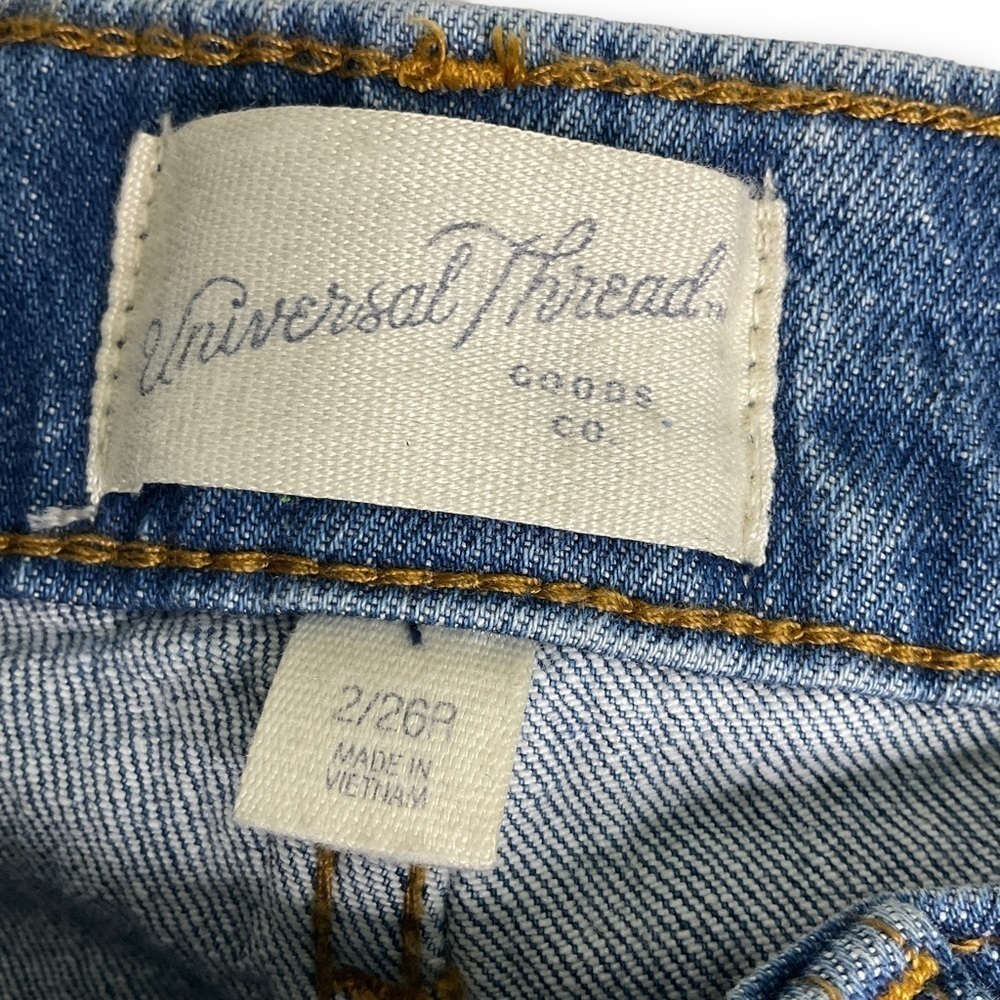 Universal Thread Vintage Recto Straight Leg Jeans Sz 2 NWT - Picture 8 of 9